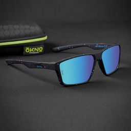 Eyewearlabs Unisex Rectangle Sunglasses with Polarised Lens ELOKNorgFKC7-66