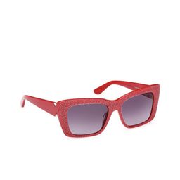 GUESS Women Rectangle Sunglasses with UV Protected Lens GUS78905566BSG-18