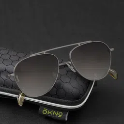 OKNO Unisex Aviator Sunglasses with Polarised and UV Protected Lens OKLucaSntC3-14