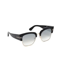Tom Ford Women Grey Lens & Black Square Sunglasses - FT0563 64 33G-Gold-image-61