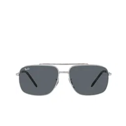 Ray-Ban Square Sunglasses With UV Protected Lens 8056597836975-SILVER-10