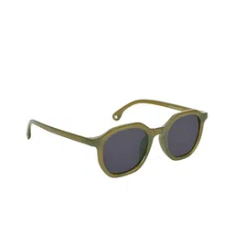NuVew Unisex Square Sunglasses with UV Protected Lens ES_16488-32-NW-3580-GRY-OGR-SQRD-51