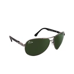 AISLIN Men Black Toughened Glass UV Protected Aviator Sunglasses-18