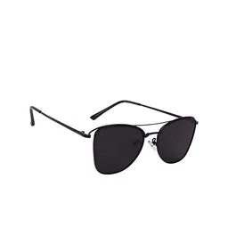 AISLIN Unisex Wayfarer Sunglass With UV Protected Lens ES_13420-93-AS-80722-BLK-BLK-WFBF-17