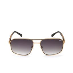 IDEE Men Rectangle Sunglasses with UV Protected Lens IDS3066C4SG-Black image 4