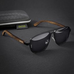 OKNO Unisex Rectangle Sunglasses with Polarised and UV Protected Lens OKLegendWDC1 image 2