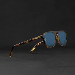 Eyewearlabs Haydn Unisex Square Sunglasses with Polarised Lens ELOKHaydnMBC1 image 4
