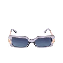 AISLIN Unisex Rectangle Sunglass With UV Protected Lens ES_13462-95-AS-LH067-BLU-GYGLC-RT image 2