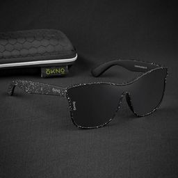 OKNO Unisex Rectangle Sunglasses with Polarised and UV Protected Lens OKNONorvikJFC1 image 3