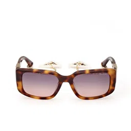 GUESS Unisex Rectangle Sunglass With UV Protected Lens GUS78915352BSG image 3