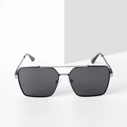 Voyage Unisex Wayfarer Sunglasses with Polarised and UV Protected Lens-VY221011PMG5303 image 2