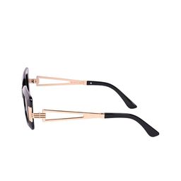AISLIN Unisex Rectangle Sunglass With UV Protected Lens ES_13461-95-AS-LH067-BLK-BKGL-RT image 2