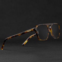 Eyewearlabs Unisex Square Sunglasses With Polarised Lens ELOKHaydnMBC7 image 4
