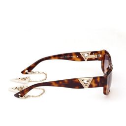 GUESS Unisex Rectangle Sunglass With UV Protected Lens GUS78915352BSG image 4