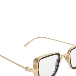 CRIBA Unisex Rectangle Sunglasses with UV Protected Lens image 3
