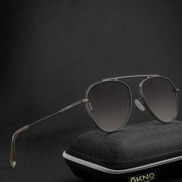 OKNO Unisex Aviator Sunglasses with Polarised and UV Protected Lens OKLucaSntC3 image 4
