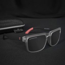 Eyewearlabs Unisex Sunglasses With Polarised & UV Protected Lens ELCTornadoBlackSC1EL1133 image 5