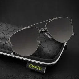 Eyewearlabs Ren Unisex Aviator Sunglasses with Polarised Lens ELOKRenSntC3 image 4