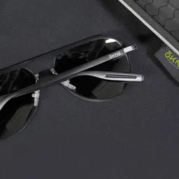 Eyewearlabs Unisex Square Sunglass With Polarised & UV Protected Lens ELCG9828SC1EL1018-M image 5