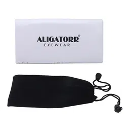 ALIGATORR Unisex Black Lens & Wayfarer with UV Protected Lens Sunglasses image 2