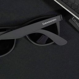 Eyewearlabs Unisex Square Sunglasses With Polarised and UV Protected Lens ELCAtomSC1EL1058 image 3