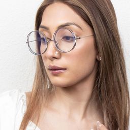 Ted Smith Unisex Round Sunglasses with UV Protected Lens TS-TWORND_C5-16
