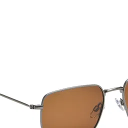 IDEE Men Rectangle Sunglasses with Polarised and UV Protected Lens IDS3097C3PSG image 3