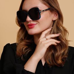 SUNNIES Women Oversized Sunglasses With Polarised Lens-SNS-11606-C047-52
