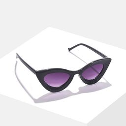 HAUTE SAUCE by Campus Sutra Women Purple Lens & Black Cateye Sunglass SS22_HSSG1153-image-14