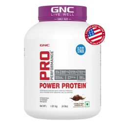 GNC Pro Performance Power Protein,  4 lb  Double Rich Chocolate -12