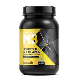 MuscleBlaze High Protein Gold Gainer,  2.2 lb  Chocolate -image-32