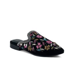 London Rag Embroidered Pointed Toe Mules-image-33
