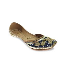 Fulkari Embellished Ethnic Mojaris-17