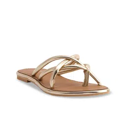 ERIDANI No Back Strap Open Toe Flats-image-35