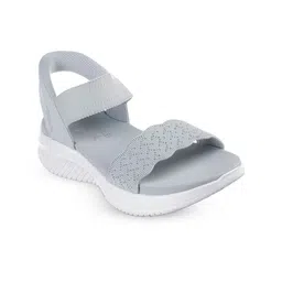 Skechers ULTRA FLEX 3.0-FEELIN' PRETTY Women Casual Sage Open Toe Flats-36