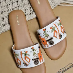 SHRIVAS BY ARCHITA MEHTA Printed Open Toe Flats-23