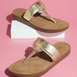Inc 5 Textured T-Strap Flats-image-2