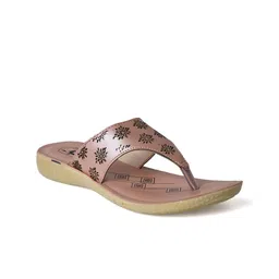 Ajanta Textured Open Toe Flats With Laser Cuts-9