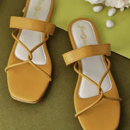 GLAMZKART Strappy Open Toe Flats-17