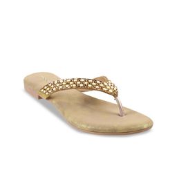 Mochi Embellished Open Toe Flats-13