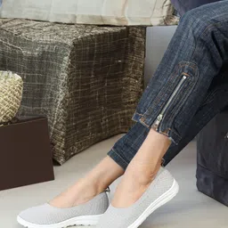 Carlton London sports Round Toe Mesh Ballerinas-image-70