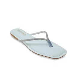 Thread Stories Embellished Open Toe Flats-picture-45