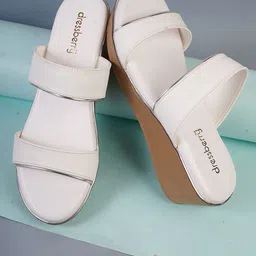 DressBerry Women Colourblocked Open Toe Flats-image-75