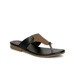 Denill Women Grey Colourblocked Open Toe Flats-picture-48