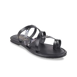 Tresmode Textured One Toe Flats-44