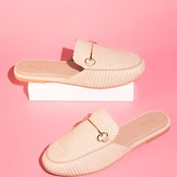 Inc 5 Textured Round Toe Mules-image-8