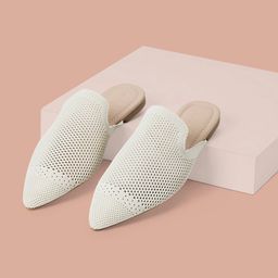 Forever Glam by Pantaloons Women Pointed Toe Woven Design Mules-image-24