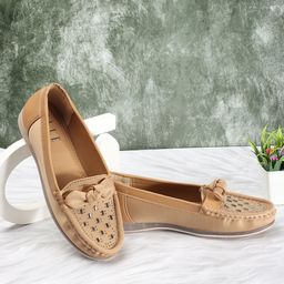 ELLE Bow Embellished Ballerinas-20