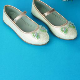 BOYZ N GALZ Girls Embellished Round Toe Bows Ballerinas-image-47