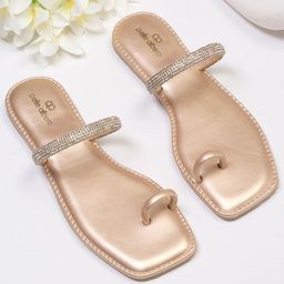 pelle albero Women Brown One Toe Flats-image-25